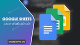 Cach tao ve bieu do cot trong Google Sheets Cach tao ve bieu do cot trong Google Sheets