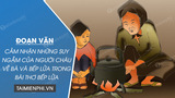 Doan van cam nhan nhung suy ngam cua nguoi chau Doan van cam nhan nhung suy ngam cua nguoi chau