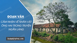 Doan van cam nhan ve nhan vat ong Hai trong Doan van cam nhan ve nhan vat ong Hai trong