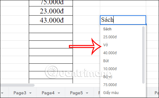 Google Sheets dung dai o dat ten 10 Google Sheets dung dai o dat ten 10