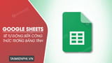 Google Sheets se tu dong sua cong thuc trong bang Google Sheets se tu dong sua cong thuc trong bang