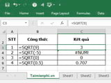 Ham SQRT trong Excel cu phap va cach su dung Ham SQRT trong Excel cu phap va cach su dung