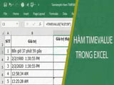 Ham TIMEVALUE trong Excel cu phap va cach su dung Ham TIMEVALUE trong Excel cu phap va cach su dung