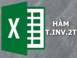 Ham TINV2T trong Excel cu phap va cach dung ham Ham TINV2T trong Excel cu phap va cach dung ham