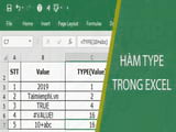 Ham TYPE trong Excel ham xac dinh kieu du lieu Ham TYPE trong Excel ham xac dinh kieu du lieu