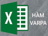 Ham VARPA trong Excel ham tinh toan phuong sai Ham VARPA trong Excel ham tinh toan phuong sai