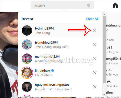 Instagram xoa lich su tim kiem 7 Instagram xoa lich su tim kiem 7
