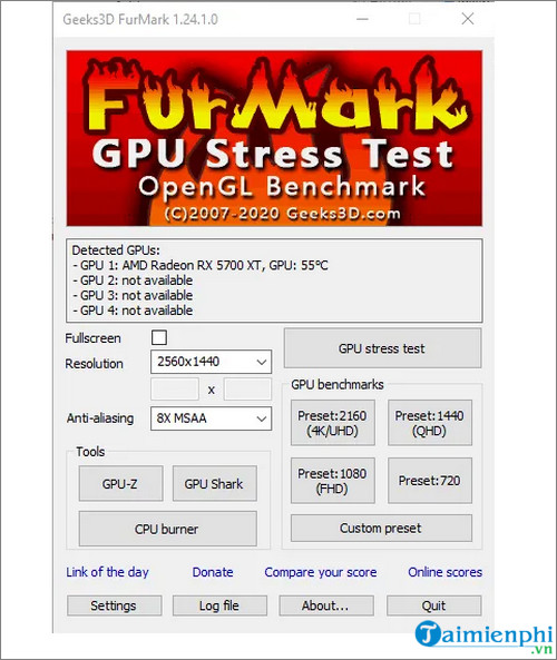 QPs2 huong dan stress test gpu voi furmark 1 QPs2 huong dan stress test gpu voi furmark 1