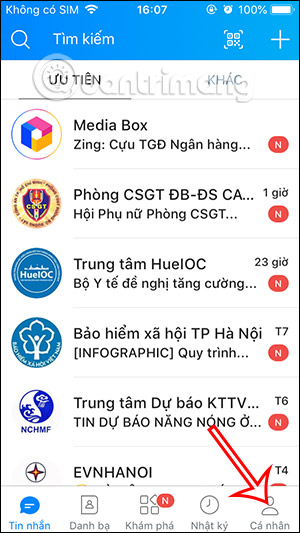 Zalo xem khoanh khac da dang 1 Zalo xem khoanh khac da dang 1