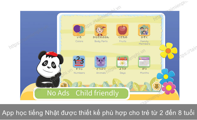 app hoc tieng nhat cho tre em 1 app hoc tieng nhat cho tre em 1