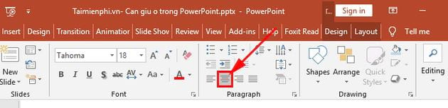 cach can giua o trong powerpoint 5 cach can giua o trong powerpoint 5