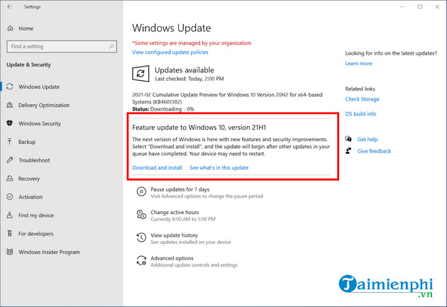 cach cap nhat windows 10 21h1 6 cach cap nhat windows 10 21h1 6