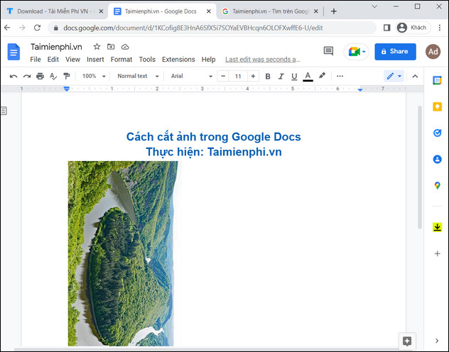 cach cat anh trong google docs 5 cach cat anh trong google docs 5