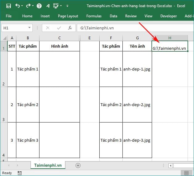 cach chen anh hang loat vao o excel chen nhieu anh cung luc 3 cach chen anh hang loat vao o excel chen nhieu anh cung luc 3