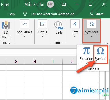 cach chen ky tu dac biet trong excel 2019 1 cach chen ky tu dac biet trong excel 2019 1