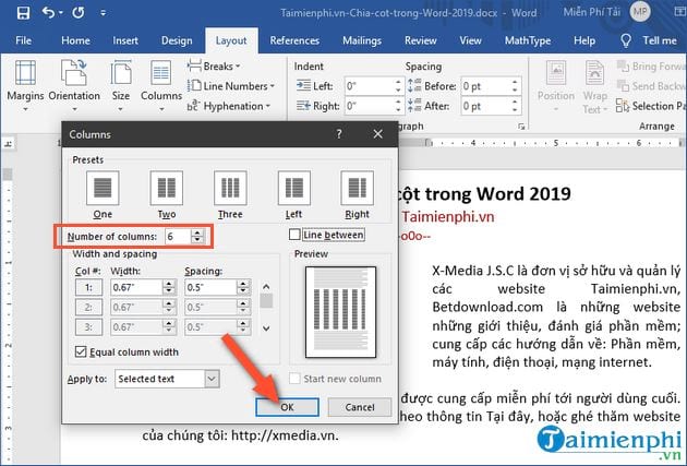 cach chia cot trong word 2019 3 cach chia cot trong word 2019 3