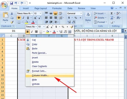 cach chinh kich thuoc do rong cua hang va cot trong excel nhanh 1 cach chinh kich thuoc do rong cua hang va cot trong excel nhanh 1