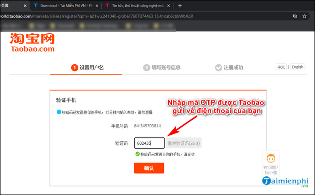 cach dang ky tai khoan taobao 2 cach dang ky tai khoan taobao 2