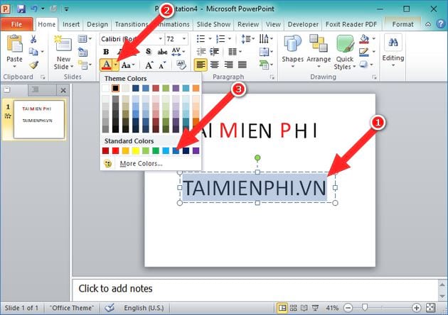 cach doi mau chu trong powerpoint 16 cach doi mau chu trong powerpoint 16