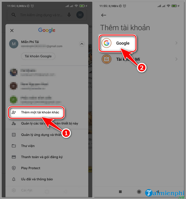 cach doi tai khoan ch play tren android 2 cach doi tai khoan ch play tren android 2