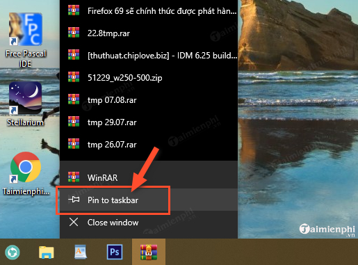 cach dua winrar vao startmenu taskbar windows 10 7 cach dua winrar vao startmenu taskbar windows 10 7