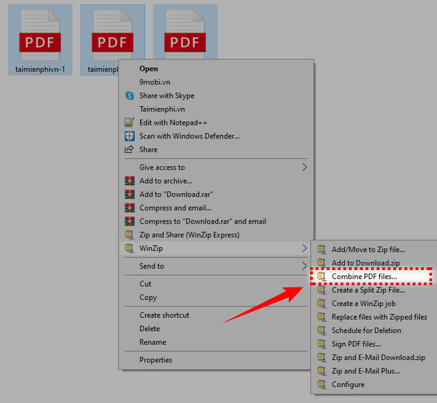 cach ghep nhieu file pdf thanh 1 bang winzip 3 cach ghep nhieu file pdf thanh 1 bang winzip 3
