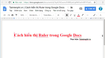 cach hien thi ruler trong google docs cach hien thi ruler trong google docs