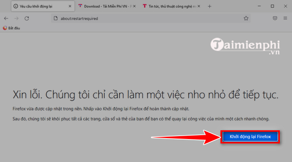 cach khoi dong lai firefox 3 cach khoi dong lai firefox 3