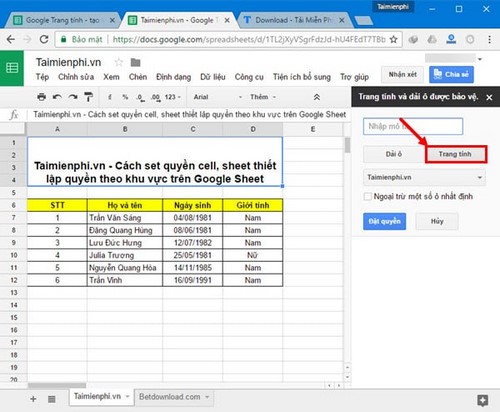 cach set quyen cell sheet thiet lap quyen theo khu vuc tren google sheet 10 cach set quyen cell sheet thiet lap quyen theo khu vuc tren google sheet 10