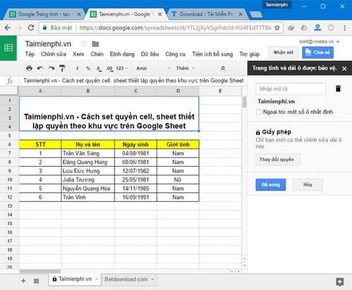 cach set quyen cell sheet thiet lap quyen theo khu vuc tren google sheet 15 cach set quyen cell sheet thiet lap quyen theo khu vuc tren google sheet 15