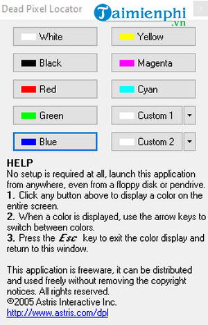 cach su dung dead pixel locator 2 cach su dung dead pixel locator 2