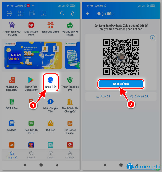 cach su dung ma qr code zalopay nhan chuyen tien 1 cach su dung ma qr code zalopay nhan chuyen tien 1