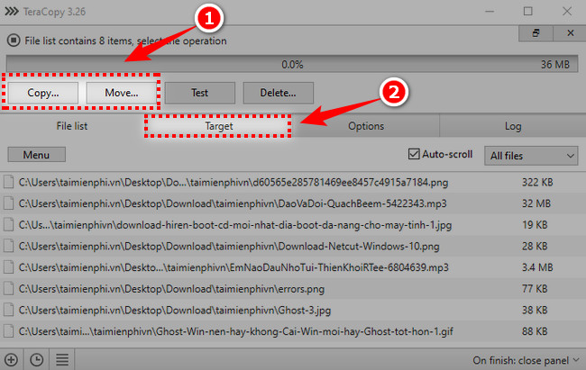 cach su dung teracopy tang toc sao chep file 2 cach su dung teracopy tang toc sao chep file 2