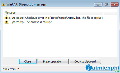 cach sua loi checksum error winrar khi giai nen file 1 cach sua loi checksum error winrar khi giai nen file 1