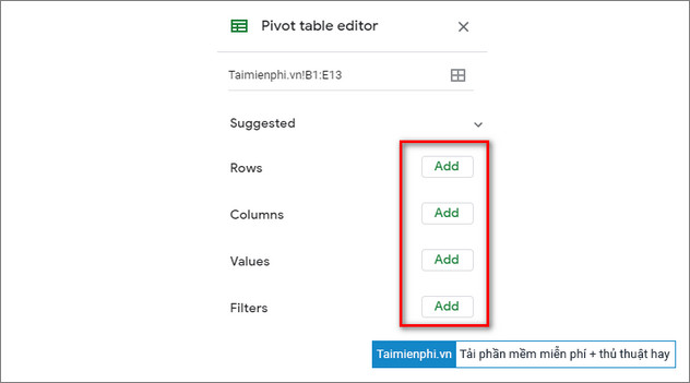 cach tao bang thong ke pivot table tren google sheets 4 cach tao bang thong ke pivot table tren google sheets 4