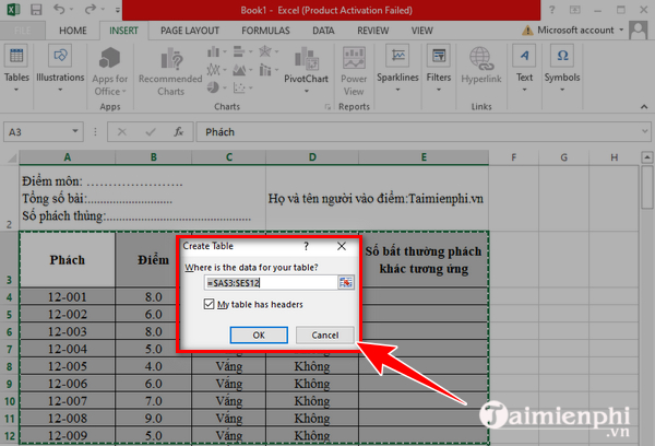 cach tao bang trong excel 7 cach tao bang trong excel 7