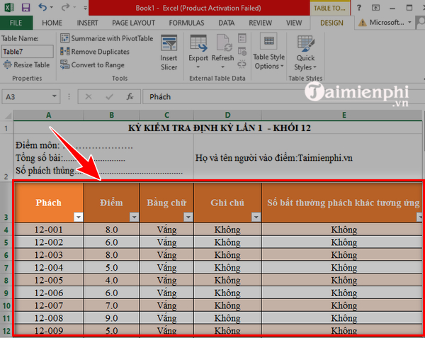 cach tao bang trong excel 8 cach tao bang trong excel 8