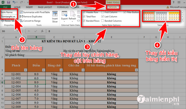 cach tao bang trong excel 9 cach tao bang trong excel 9