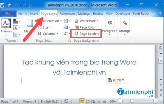 cach tao khung vien trang bia trong word 4 cach tao khung vien trang bia trong word 4