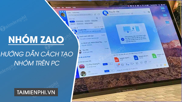 cach tao nhom chat zalo pc cach tao nhom chat zalo pc