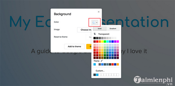 cach tao va su dung gradient tuy chinh trong google sides 1 cach tao va su dung gradient tuy chinh trong google sides 1