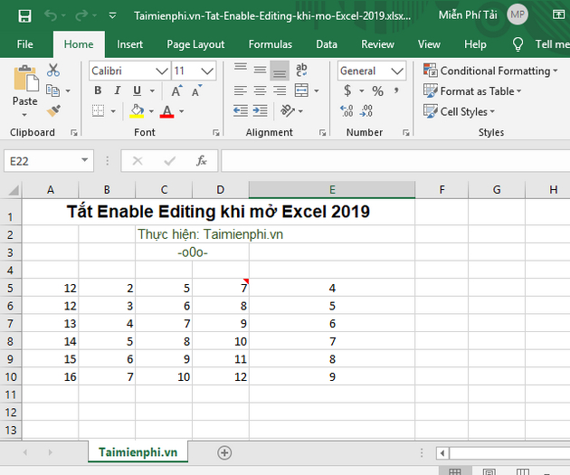 cach tat enable editing khi mo excel 2019 6 cach tat enable editing khi mo excel 2019 6