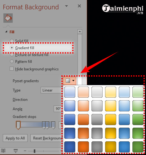 cach thay doi mau nen trong powerpoint 2010 6 cach thay doi mau nen trong powerpoint 2010 6