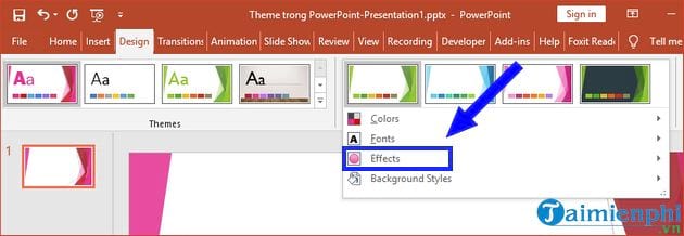 cach thay doi theme trong powerpoint 14 cach thay doi theme trong powerpoint 14