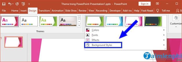 cach thay doi theme trong powerpoint 16 cach thay doi theme trong powerpoint 16