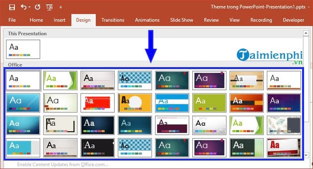 cach thay doi theme trong powerpoint 20 cach thay doi theme trong powerpoint 20