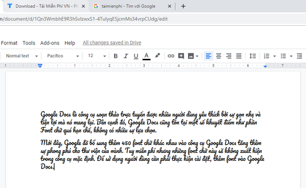 cach them font vao google docs 3 cach them font vao google docs 3