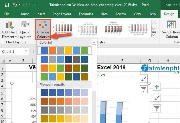 cach ve bieu do hinh cot trong excel 2019 8 cach ve bieu do hinh cot trong excel 2019 8