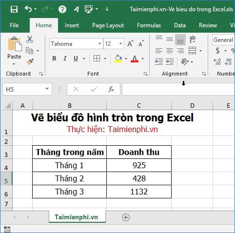 cach ve bieu do hinh tron trong excel 1 cach ve bieu do hinh tron trong excel 1