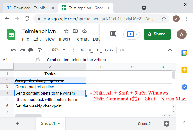 cach viet gach ngang chu trong google sheet google docs 1 cach viet gach ngang chu trong google sheet google docs 1